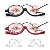 JM 2 Pairs Makeup Reading Glasses Magnifying Flip Down Cosmetic Readers for Women +1.5