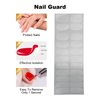 22pcs Nail Polish Protective Strips Self Adhesive Nail Wraps No Harm DIY Nail Decorations Nail Guard Manicure Protector for Women Girls Household Salon Use