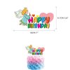 38Pcs Angel Theme Birthday Party Supplies and Decorations Angel Happy birthday Banner,Latex balloon, Cupcake Toppers, Set Anime Party Supplies for Kids Family