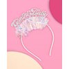 xo, Fetti Gemini Baby Headband - Fits Adult + Child | Zodiac Gemini Hair Accessory, Horoscope Favor, Astrology Birthday Party Decorations