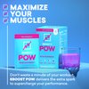 EBOOST POW Natural Pre Workout Powder – 15 Packets - Blue Raspberry - A Pre Workout Supplement for Performance, Joint Mobility Support, Energy, Focus - Men & Women - Non-GMO, Gluten-Free, No Creatine