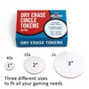 Apostrophe Games Dry Erase Tokens - 52 Reusable Board Game Pieces (1", 2" & 3"), DIY, RPG – Create Your Own Custom Tiles