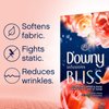 Downy Infusions Fabric Softener Dryer Sheets, Bliss, Sparkling Amber & Rose, 105 Sheets (Pack of 1)
