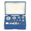Bekith 17 Pcs Precision Weight 10mg-100g Precision Steel Calibration Weight Kit Set with Tweezers for Digital Balance Scale, Jewellery Scale