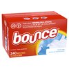 Bounce Dryer Sheets Laundry Fabric Softener, Fresh Linen Scent, 240 Count