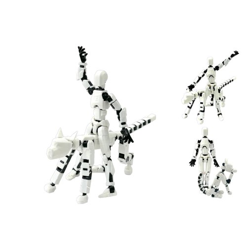 Titan 13 Action Figure Set(Assembled),3D Printed Multi-Jointed Movable,Lucky 13 Action Figure for Desktop Decorations.