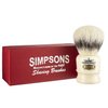 Chubby Shaving Brush- Simpson Shaving Brushes - Faux Ivory Handle (Chubby 2 Synthetic)