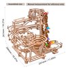 3D Wooden Puzzles Marble Run Chain Kit, Wood Creative Mechanical Puzzles Assembly Model Building Kits to Build for Adults & Kids, DIY Wooden Puzzle Hobbies Toys for Adults &Teens Gifts