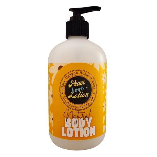 Peace Love + Lotion Green Tea & Lemongrass Scented Natural Body Lotion, 12 Oz