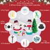 KULOLO 12 Pack Christmas Crafts for Kids - Build A Snowman Kit,Modeling Clay for Kids,Arts and Crafts for Boys Girls Ages 3 4 5 6 7 8 9 10 11 12,Christmas Craft Supplies,Xmas Gifts,Kids Crafts