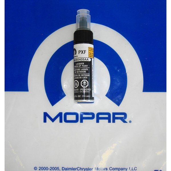 Mopar Jeep Wrangler Hard Top Black Touch Up Paint, OEM
