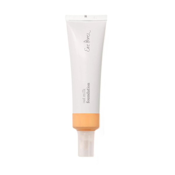 Ere Perez - Natural Oat Milk Foundation | Vegan, Cruelty-Free, Clean Beauty (Chai | medium warm, 1 fl oz | 30 ml)