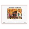 Galison Autumn in The Neighborhood 1000 Piece Puzzle from Galison - 27" x 20" Beautifully Illustrated Puzzle from Joy LaForme, Thick & Sturdy Pieces, Challenging Activity for Adults, Unique Gift Idea!
