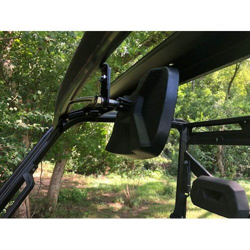 KEMIMOTO UTV Rear View Mirror Compatible with Polaris Ranger 500 570 900 XP 1000 XP/Crew 2017 2018 2019 2020 2021 2022 2023 2024 2025 Factory Mounting Tab Required OEM#2879969