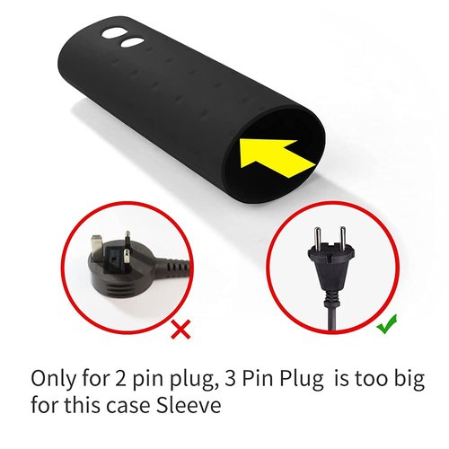 Silicone Case for Dyson Hair dryer washable Anti-Scratch Shockproof Dust Proof Travel Protective Case Cover for Dyson Hair Dryer Black (Black)