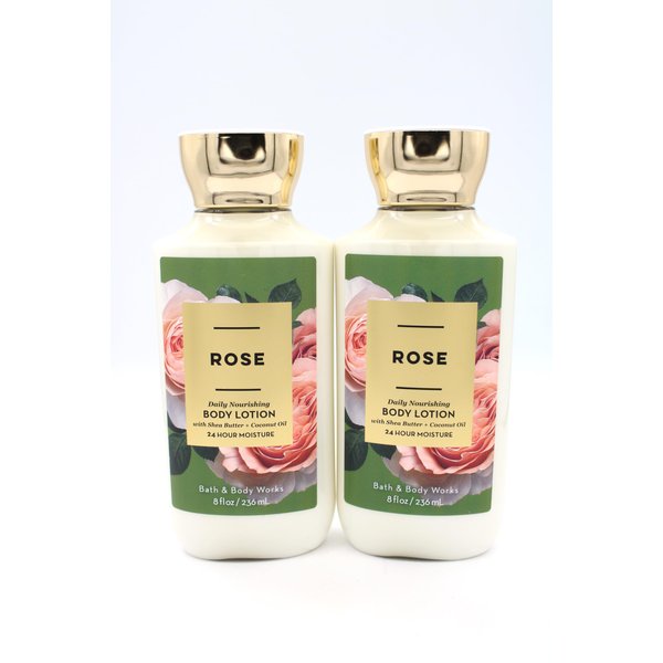 Rose, Bath and Body, Daily Nourishing Body Lotion, 8 fl oz each, 2 pack