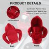 GaRhomxy Car Shifter Knobs Cover Hoodie, Car Gear Shift Knob, Cute Hoodie for Car Gear, Automatic Shift Knobs Decoration, Car Interior Accessories(Red)