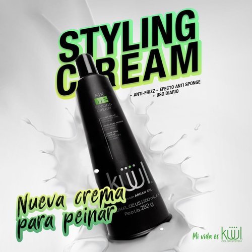 KUUL FIX ME - STYLING CREAM - HIDRATANTE Y ANTI FRIZZ