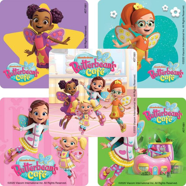 Butterbean's Café Stickers - Toys and Giveaways - 100 per Pack