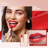 Oulac Lipstick & Lipliner Set 3PCS High Impact Lipcolor with Moisturizing Formula, Vegan Beauty, Full-Coverage Lip Color, Gift Lipstick for Women, LL08+02+PG02