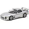 Tarmac Works RX-7 (FD3S) Mazdaspeed A-Spec RHD (Right Hand Drive) Silver Stone Metallic Global64 Series 1/64 Diecast Model Car T64G-012-SL