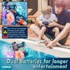 Lehoo Castle Amphibious Remote Control Car, 4WD RC Cars for Boys Age 8-12 with Water Gun, Remote Control Boat for Kids, Toys for 6 7 8 9 Year Old Boy