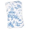 Gift Boutique 100 Blue Tuscan Guest Napkins Decorative Hand Towels 3 Ply Disposable Paper Tuscany Pagoda Napkins for Bathroom Toilet Powder Room Holiday Wedding Bridal Shower Dinner Party Napkin Towel