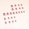 Rchovsam Cat Eyes Press on Nails Almond Medium Fake Nails French Cat Eye False Nails with Design Glue on Nails Acrylic Stick on Nails Full Cover Gel Nails for Women Girls 24pcs