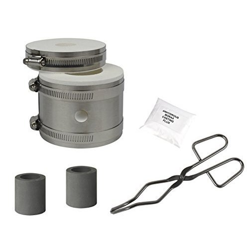Basic Tabletop Mini PRO Kiln Propane Metal Melting Furnace Set Mini Gold Gas Furnace Melt Melts Gold Silver Copper 5-10 Mins