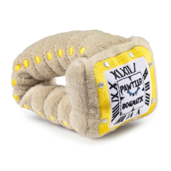 Haute Diggity Dog Pawtier Watch, Plush Designer Dog Toys with Interactive Squeaker, Stimulating Pet Enrichment, Machine-Washable & Safe Materials for All Breeds, One Size