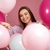 Sweet 21st Birthday Decorations for Women, Pink and White 21 Happy Birthday Balloons，21st Birthday Party Supplies for Her Girlfriend Wife Including Pink Happy Birthday Banner, Hot Pink Number 21 Foil