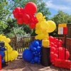 Blue Red Yellow Balloons Royal Blue Yellow Red Balloons for Paw Party Decorations 60PCS 12INCH Blue Red Yellow Helium Latex Balloon for Arch Carnival Circus Birthday Supplies