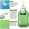Duufin 40 Pieces Hand Sanitizer Keychain Holders Set Including 20 Pieces Hand Sanitizer Holder Bulk and 20 Pieces Empty Travel Size Bottles