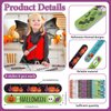 Gisafai 48 Pcs Halloween Gift Halloween Emery Board Halloween Double Sided Nail File Manicure Tools for Halloween Party Supplies 12 Styles