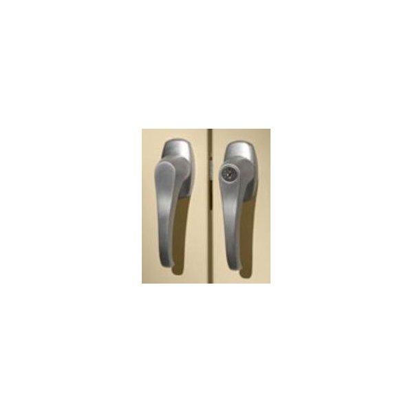 Tennsco Double Door Cabinet Handles, Satin Finish