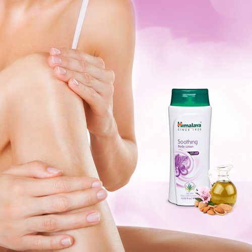 Himalaya Soothing Body Lotion for Dry Skin, with Grape Seed and Almond Oil, Soothes and Moisturizes 13.53 oz (400 ml)