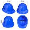 Sumind 48 Packs Party Construction Hats Kids Worker Soft Plastic Hat Age for 3 4 5 6 7 8 Kids Dress up Birthday Supplies(Blue)