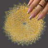 30 Sheets Gold Nail Stickers for Nail Art French Tip Line Nail Art Stickers 3D Self-Adhesive Gold Geometric Line Star Letter Nail Decal for Women Manicure Tips