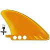 4.6" US Box Center fin Safety Flex Soft Replacement for Longboard SUP Stand up Paddleboard River Surf Whitewater airSUP AIR7 by saruSURF (Yellow)