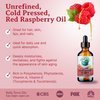 Bella Terra Oils - Red Raspberry Seed Oil 4 oz - Packed with Ellagic Acid & Vitamin A, Embrace the Nutrient-Rich Essence of Raspberry Seed for Skin