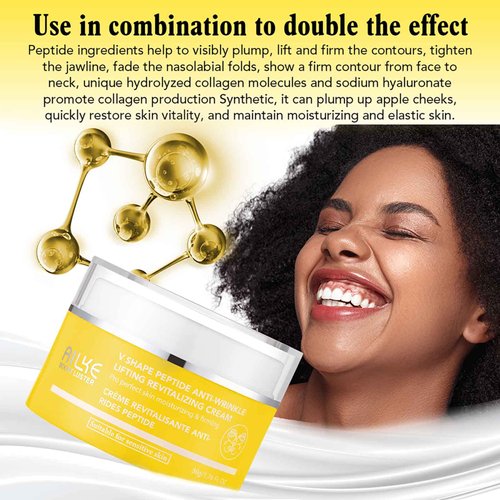 AILKE BOOST LUSTER Peptide Anti Wrinkle Lifting Revitalizing Cream, Hydration Moisturizing, Anti-aging, Plump Face Cream, Skin Glowing, Paraben-free, Suitable For Normal To Sensitive Skin- 1.76 oz