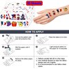 France Temporary Tattoos Bastille Day Tvorvik French Party Supplies Decorations Party Favors 110 PCS Tattoo France Flag Inspiring France Travel Themed Cute Kids Boy Gifts Ideal School Prizes Rewards