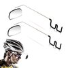 Accmor 2pcs Bike Eyeglass Mirror, 360 Degree Adjustable Bicycle Cycling Rear View Wide Angle Mirror, Riding Accessories