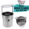 US Art Supply Deluxe Brush Cleaner-Brush Washer with Wash Tank