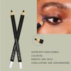 UOCK Eyeliner - 6 shades of eyeliner set: Natural Matte, Long-lasting, Waterproof Eyeliner, Eye Makeup, Eyebrow Pencil (White, Plesh color, Olive Green, Honey Brown, Punk Dark Blue, Black.)