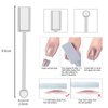 JCAKES 9 Pieces Cat Eye Magnet for Nails Double-Head Magnetic Gel Polish Stick Multi-Function Nail Magnet Board Square Thickened Cat Eye Strong Magic Manicure Design Tool for DIY Home, Salon, Studio