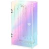Jenseits Iridescent Necklace Organizer, Acrylic Necklace Holder w/Velvet Tray, Dustproof Rotation Jewelry Holder Organizer Display Stand Box Hanger, Necklaces Ring Bracelet Case, Gift for Women, Girl