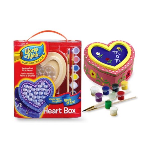 MasterPieces Balitono Works of Ahhh Heart Box Wood Paint Kit