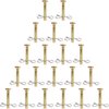 20 Pairs Shear Pins and Cotters Pins,Replacement Shear Pins for Snowblower 738-04124 and 714-04040, Shear Pin Kit Compatible with MTD Craftsman Cub Cadet Troy Bilt Snowblowers
