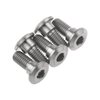 Wanyifa Titanium Ti Motorcycle Rear Brake Rotor Bolt Screw M8 x 20mm for YAMAHA Pack of 5 (Normal Titanium)